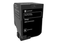 Lexmark - Høy ytelse - svart - original - tonerpatron LCCP, LRP - for Lexmark CX725de, CX725dhe, CX725dthe Skrivere & Scannere - Blekk, tonere og forbruksvarer - Tonere