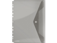 Donau Envelope DONAU folder with clasp, PP, A4, 200 microns, Euro perforation, smoke Arkivering - Elastikmapper & Chartekker - Andre