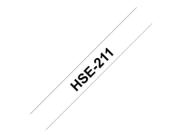 Brother HSe-211 – Svart på vitt – Rulle (0,58 cm x 1,5 m) 1 rulle (rullar) rör – för P-Touch PT-D600 D800 E500 E550 E800 H101 P750 P900 P950  P-Touch EDGE PT-P750