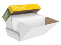 Papir til sort/hvid-print New Future Lasertech, med 4 huller, A4, 80 g 2.500 ark Papir & Emballasje - Hvitt papir - Hvitt A4
