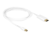 Delock – Adapterkabel – Mini DisplayPort hane till HDMI hane – 2 m – vit