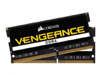 CORSAIR Vengeance - DDR4 - sett - 32 GB: 2 x 16 GB - SO DIMM 260-pin - 2666 MHz / PC4-21300 - CL18 - 1.2 V - ikke-bufret - ikke-ECC PC-Komponenter - RAM-Minne