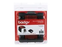 Badgy - Svart / monokrom - skrivebåndskassett - for Badgy 100, 200 Evolis Primacy 2 Simplex Expert Skrivere & Scannere - Blekk, tonere og forbruksvarer - Fargebånd