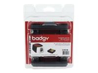 Badgy - YMCKO - skrivebåndskassett - for Badgy 100, 200 Evolis Primacy 2 Simplex Expert Skrivere & Scannere - Blekk, tonere og forbruksvarer - Fargebånd