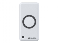 Varta - Trådløs nødlader - 2-i-1 - Li-pol - 15000 mAh - 55.5 Wh - 20 watt - 3 A - PD, QC 3.0 - 3 utgangskontakter (2 x USB, USB-C) Tele & GPS - Batteri & Ladere - Kraftbanker