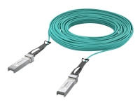 Ubiquiti – 10GBase-AOC direct attach cable – SFP+ till SFP+ – 30 m – 3 mm – fiberoptisk – Active Optical Cable (AOC) – havsblå