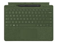 Bilde av Microsoft Surface Pro Signature Keyboard - Tastatur - Med Styreplate, Akselerometer, Lagrings- Og Ladebakke For Surface Slim Pen 2 - Qwerty - Dansk - Skog - Med Slim Pen 2