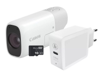 Bilde av Canon Powershot Zoom - Essential Kit - Digitalkamera - Kompakt - 12.1 Mp - 1080 P / 30 Fps - 4optisk X-zoom - Wi-fi, Bluetooth - Hvit