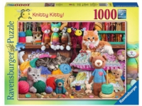 Ravensburger Knitty Kitty, 1000 stykker, Andre, 14 år Leker - Spill - Gåter