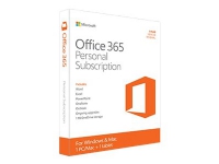 Image of Microsoft 365 Personal - Abonnemangslicens (1 år) - 1 användare, upp till 5 enheter - icke-kommersiell - Ladda ner - ESD - 32/64-bit, Click-to-Run - Win, Mac, Android, iOS - Alla språk - Eurozon