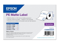 Epson PE – Matt – 102 x 152 mm 185 etikett (er) (1 rulle/rullar x 185) matrisskurna etiketter – för ColorWorks CW-C4000E (BK) CW-C4000E (MK)  TM C3500