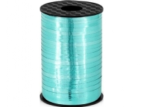 Party Deco Plastic turquoise metallic ribbon 5 mm universal