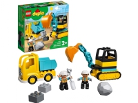 LEGO ® DUPLO ® - Lastbil Og Gravemaskine På La... 10931 - 20 Dele