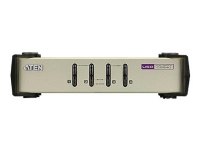 ATEN CubiQ CS84U – Omkopplare för tangentbord/video/mus – 4 x KVM port(s) – 1 lokal användare – skrivbordsmodell