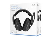 EPOS I SENNHEISER GSP 670 - Headset - 7.1-kanals - fullstorlek - Bluetooth - trådlös - svart