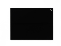 Magnetisk glastavle NAGA 60x80 cm sort interiørdesign - Tavler og skjermer - Glasstavler