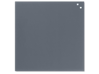 Magnetisk glastavle NAGA 45x45 cm grå interiørdesign - Tavler og skjermer - Glasstavler