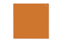 Magnetisk glastavle 45 x 45 cm orange interiørdesign - Tavler og skjermer - Glasstavler