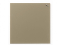 Magnetisk glastavle 45 x 45 cm beige interiørdesign - Tavler og skjermer - Glasstavler