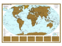 Plakat Skrabeverdenskort 97x67 cm (rullet) Papir & Emballasje - Kart & plakater - Atlas og Kart