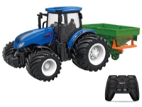 Fjernstyret Traktor m/spreder 1:24 Alloy 2.4G Radiostyrt - RC - Andre - Traktor & landbruk