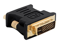 Delock – VGA-adapter – DVI-I (hane) till HD-15 (VGA) (hona) – tumskruvar – för P/N: 95253