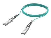 Ubiquiti – 10GBase-AOC direct attach cable – SFP+ till SFP+ – 5 m – 3 mm – fiberoptisk – Active Optical Cable (AOC) – havsblå