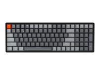 Keychron K4 – Version 2 – tangentbord – bakgrundsbelyst – trådlös – USB-C Bluetooth 5.1 – tangentbrytare: Gateron Brown (Hot-swappable)