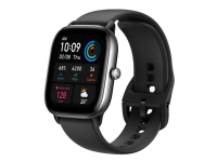 Amazfit GTS 4 Mini – Aluminiumslegering – smartklokke med stropp – silikon – midnattsvart – håndleddstørrelse: 135-190 mm – display 1.65 – Bluetooth – 19 g