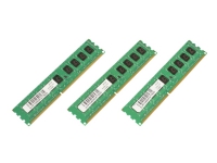 CoreParts – DDR3 – sats – 12 GB: 3 x 4 GB – DIMM 240-pin – 1333 MHz / PC3-10600 – ej buffrad – ECC