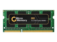 CoreParts - DDR3 - modul - 4 GB - SO DIMM 204-pin - 1333 MHz / PC3-10600 - ej buffrad - icke ECC - för HP EliteBook 8440p, 8540p, 8540w, 8740w  Pavilion m1-u001dx  ProBook 4720s