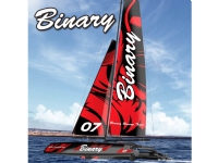 Bilde av Binary V2 Rtr Mini Catamaran 2.4g Rtr Fjernstyret Sejlbåd