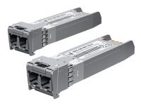 Ubiquiti - SFP (mini-GBIC) transceivermodul - 10GbE - LC multimodus - opp til 300 m (en pakke 2) PC tilbehør - Nettverk - Diverse tilbehør