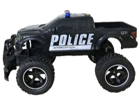 Police Car R/C 1:14 w/sound & light 27/49/MHz Radiostyrt - RC - Modellbiler - Diverse