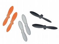 Propeller for H108 2xorange 2x white 2x black