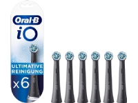 Oral-B iO Series Ultimate Clean Tannbørstehoder - Svart - 6-pakning Helse - Tannhelse - Tannbørstehoder