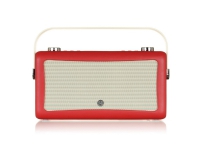 ViewQuest Hepburn Mk II – Bärbar DAB-radio – 20 Watt – röd