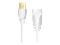 Sinox Plus+ – USB-förlängningskabel – USB (hane) till USB (hona) – USB 2.0 – 2 m – vit
