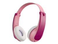 JVC TINYPHONES HA-KD10W - Hodetelefoner med mikrofon - on-ear - Bluetooth - trådløs - rosa TV, Lyd & Bilde - Hodetelefoner & Mikrofoner