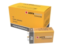 AgfaPhoto Professional 6LR61 9 V-blokbatteri Alkali-mangan 9 V 10 stk