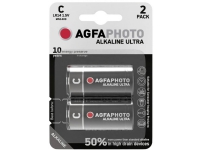 C-batteri R14 AgfaPhoto Ultra LR14 Alkali-mangan 1.5 V 2 stk