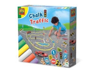 Bilde av Ses Creative Playground Chalk Traffic, Flerfarget, 3 år, 12 år, Gutt/jente, Fotoark Kartong, Barn