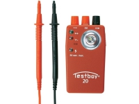 Testboy 20 Plus Gennemgangs-kontrolapparat CAT II 300 V LED, Akustik Verktøy & Verksted - Til verkstedet - Diverse