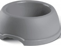 Barry King Plastic bowl for dogs XL 2.25L gray d. 29cm,