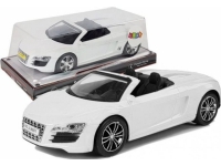 Lean Sports Toy Car med Tension Cabriolet White 1:18