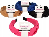 DONEGAL Braided hair band (FA-5861) 1pc – mix of colors