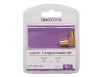 Sinox One – Antennadapter – RF-kontakt hane vinklad till RF-kontakt hona – koaxial