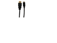 Sinox One 4K30Hz+E Micro HDMI™ kabel. 1,5m. Sort