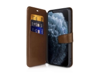 ITSKINS Wallet Book – Vikbart fodral för mobiltelefon – konstläder – brun – 6.5 – för Apple iPhone XS Max