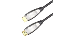 Sinox – Hög hastighet – HDMI-kabel med Ethernet – HDMI hane till HDMI hane – 50 m – fiberoptisk – svart – stöd för 4K
